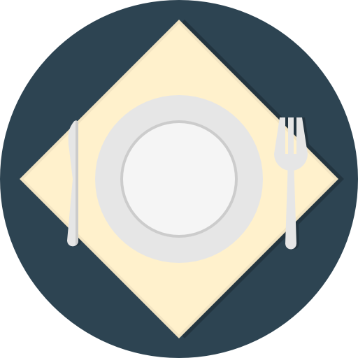 레스토랑 Pixel Perfect Flat icon