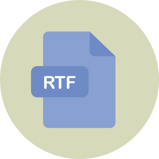 rtf Roundicons Circle flat Icône