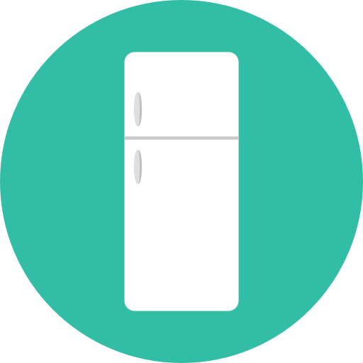 Refrigerator Roundicons Circle flat icon