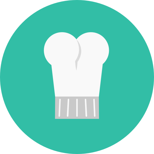 Chef Roundicons Circle flat icon