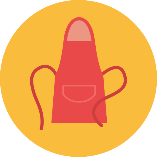 Apron Roundicons Circle flat icon