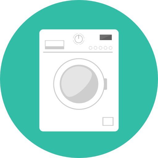 Washing machine Roundicons Circle flat icon