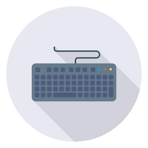 Keyboard Dinosoft Circular icon