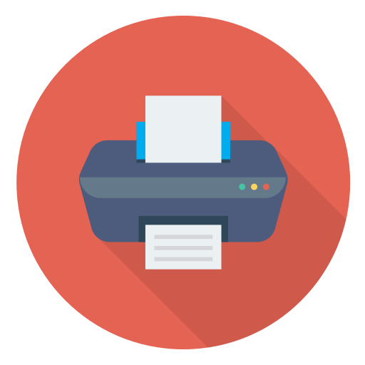printer Dinosoft Circular icoon