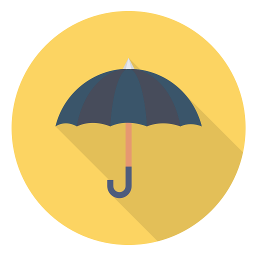 Umbrella Dinosoft Circular icon