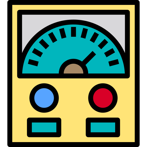 ampèremeter Phatplus Lineal Color icoon
