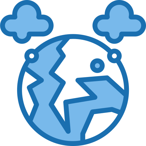 Pollution Phatplus Blue icon