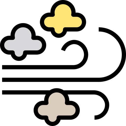 바람 Phatplus Lineal Color icon