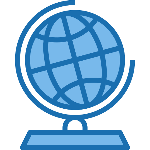 wereldbol Phatplus Blue icoon