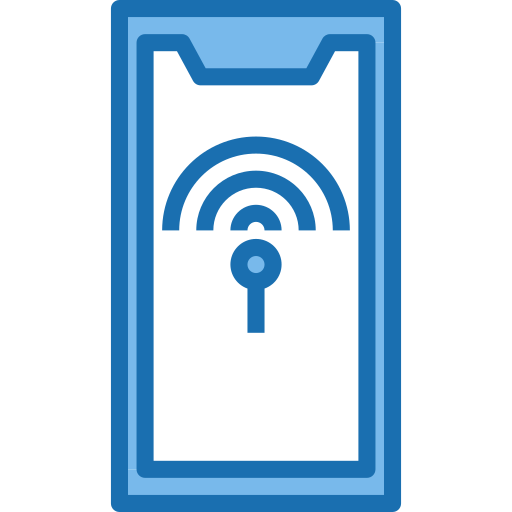 handy, mobiltelefon Phatplus Blue icon