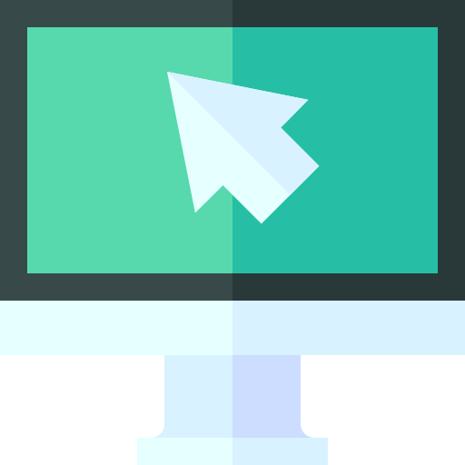 Screen Basic Straight Flat icon