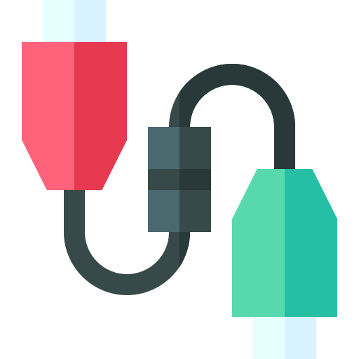 usb-kabel Basic Straight Flat icon