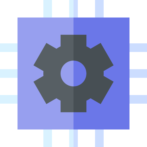 cpu Basic Straight Flat icon