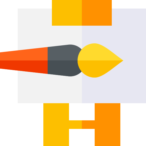 Easel Basic Straight Flat icon