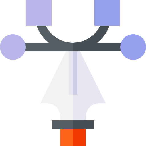 ベクトル Basic Straight Flat icon