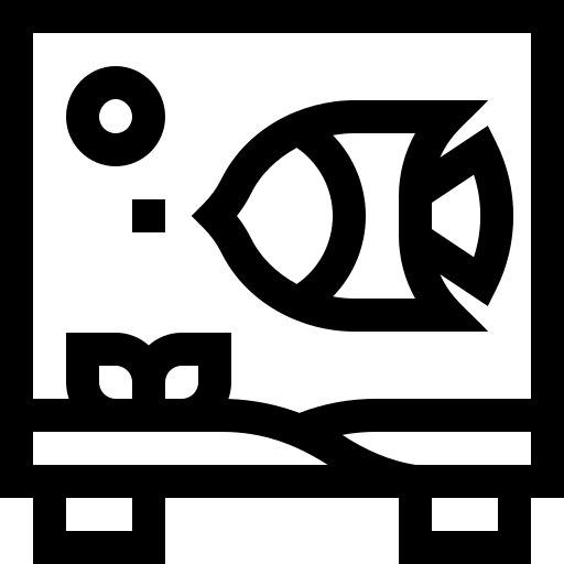 akwarium Basic Straight Lineal ikona