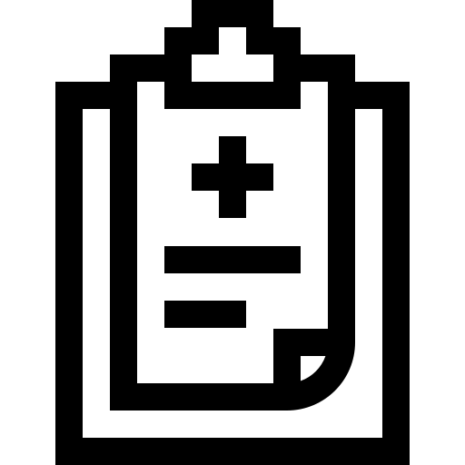 Historial médico Basic Straight Lineal icono