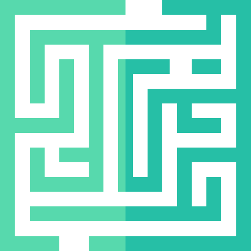 labirinto Basic Straight Flat icona
