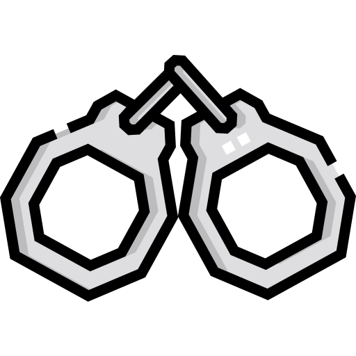 Handcuffs Detailed Straight Lineal color icon