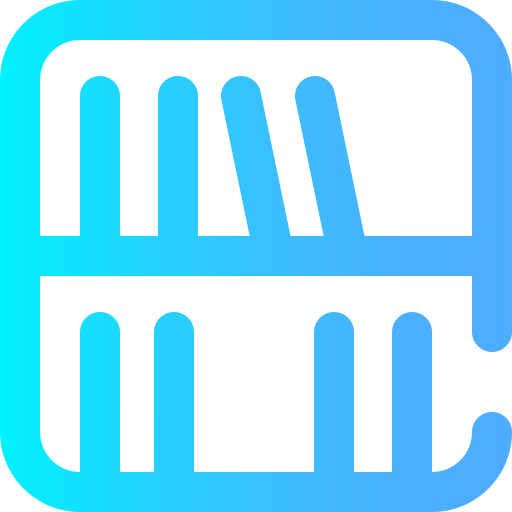 libreria Super Basic Omission Gradient icona