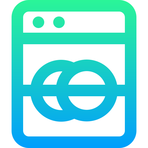 Dishwasher Super Basic Straight Gradient icon