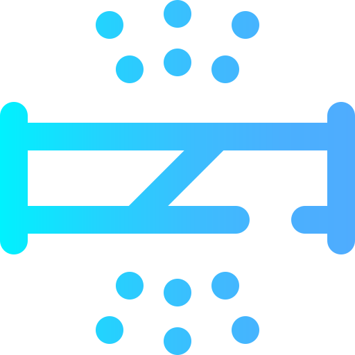 tubo rotto Super Basic Omission Gradient icona