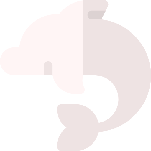 Delfín Basic Rounded Flat icono