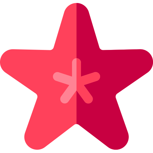 Морская звезда Basic Rounded Flat иконка