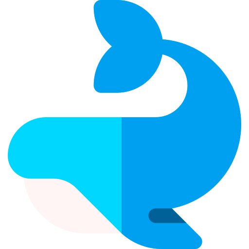 Whale Basic Rounded Flat icon