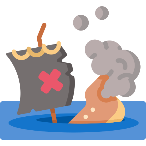Sinking Special Flat icon