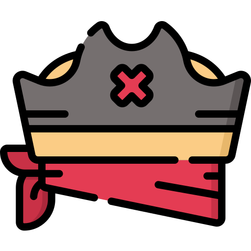 Пиратская шляпа Special Lineal color иконка