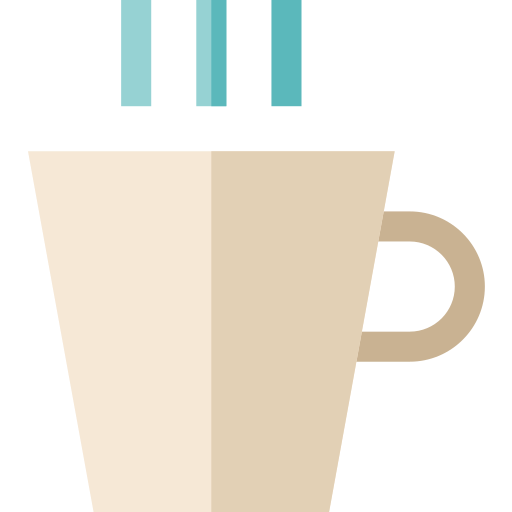Taza para café Basic Straight Flat icono