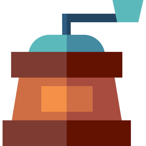 molinillo de cafe Basic Straight Flat icono