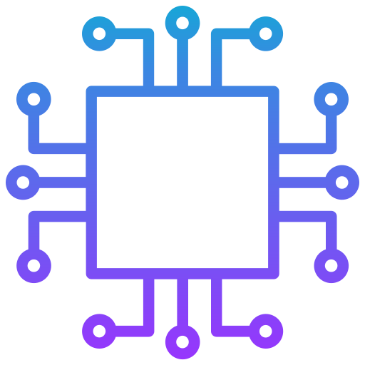 인공지능 Generic gradient outline icon