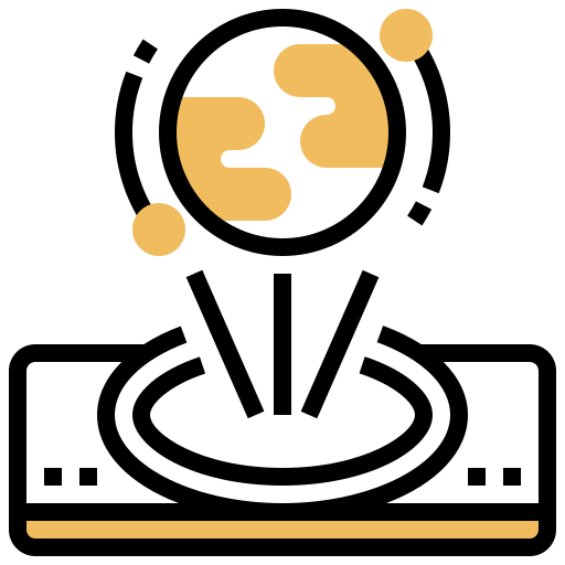 홀로그램 Meticulous Yellow shadow icon