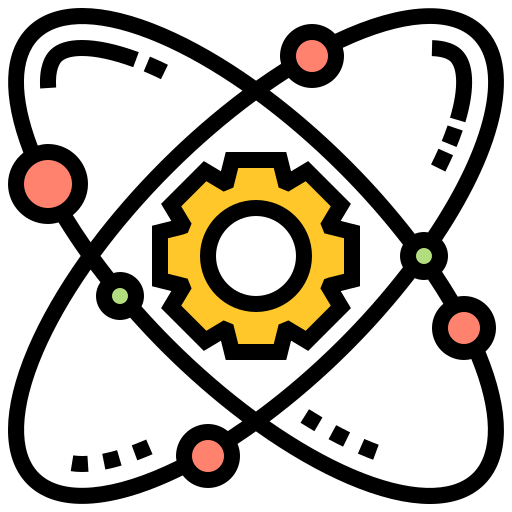 Atomo Meticulous Lineal Color icono