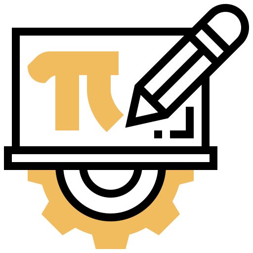 Matemáticas Meticulous Yellow shadow icono