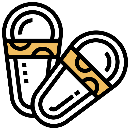 サンダル Meticulous Yellow shadow icon