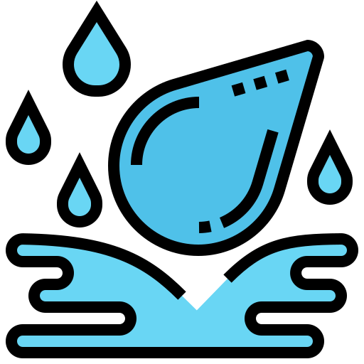 Waterdrop Meticulous Lineal Color icon
