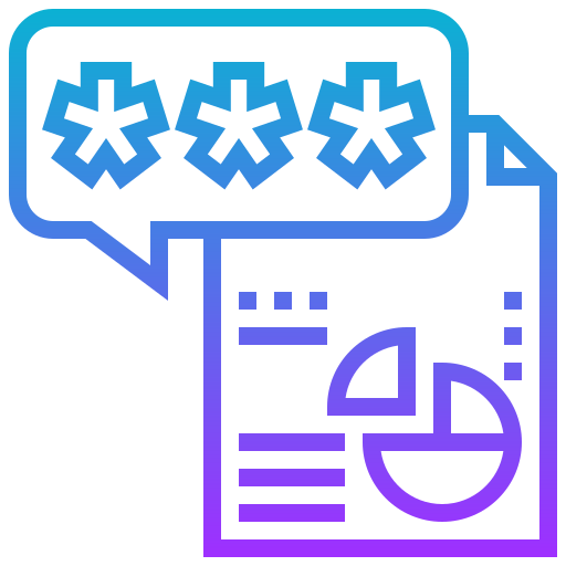 feedback Meticulous Gradient icon