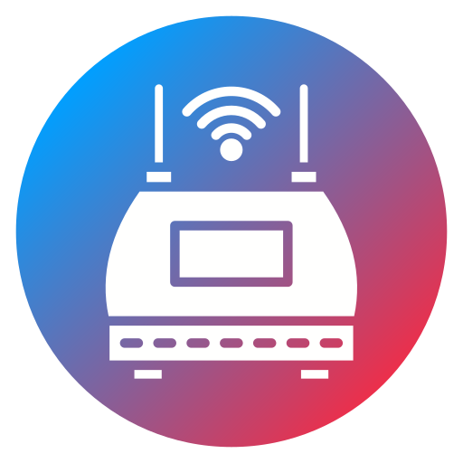enrutador inalámbrico Generic gradient fill icono