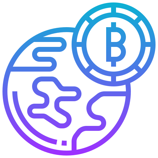 Bitcoin Meticulous Gradient icon
