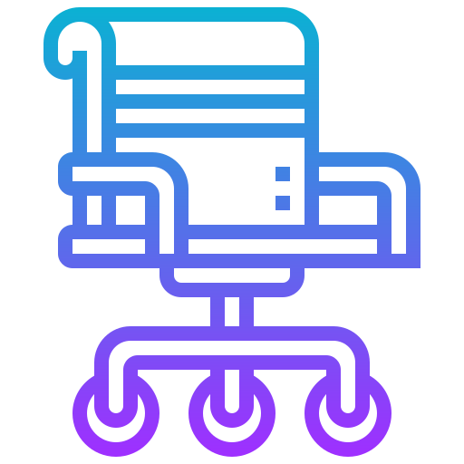 Chair Meticulous Gradient icon