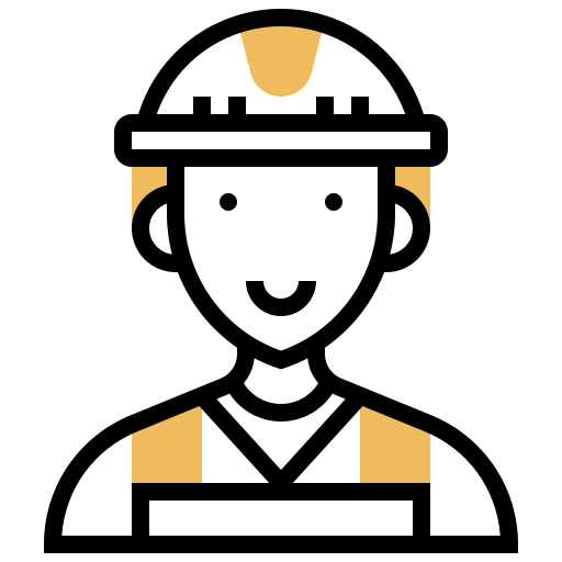 Obrero Meticulous Yellow shadow icono