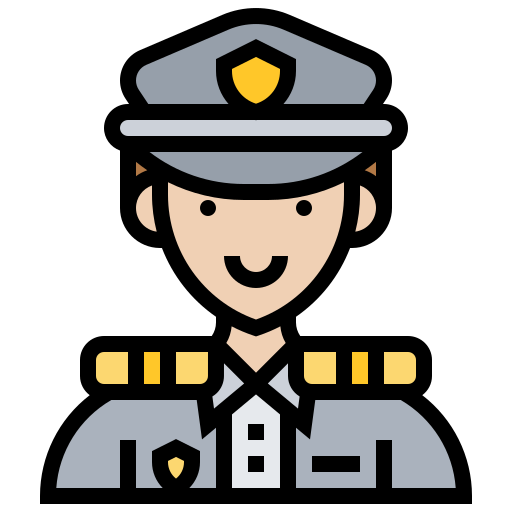 Policía Meticulous Lineal Color icono