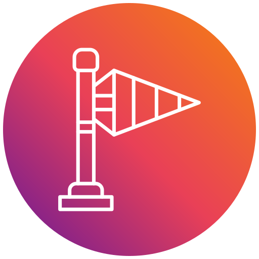 signo de viento Generic gradient fill icono