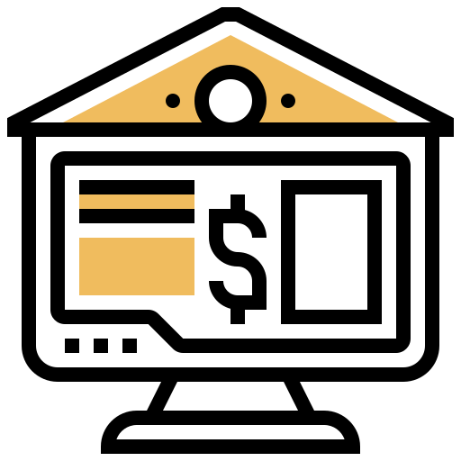 banca en línea Meticulous Yellow shadow icono