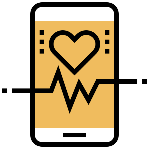 Heart rate Meticulous Yellow shadow icon