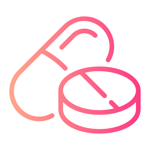 pastillas Generic gradient outline icono