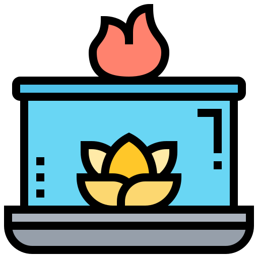 Aromatic candle Meticulous Lineal Color icon